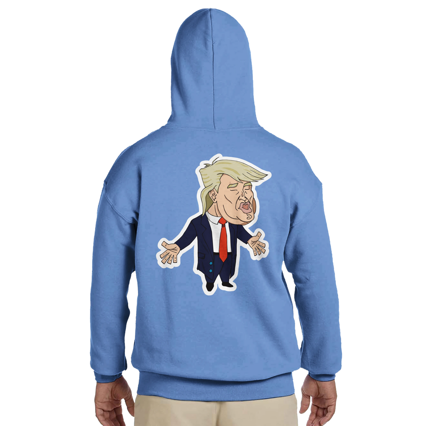D. Tromp - Sweat à capuche unisexe "Tremendous" - Recto/Verso
