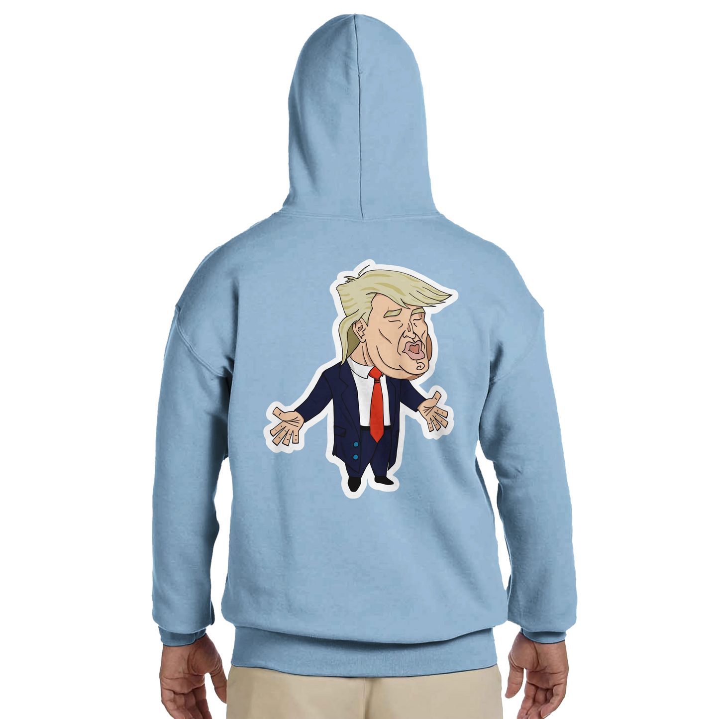 D. Tromp - Sweat à capuche unisexe "Tremendous" - Recto/Verso