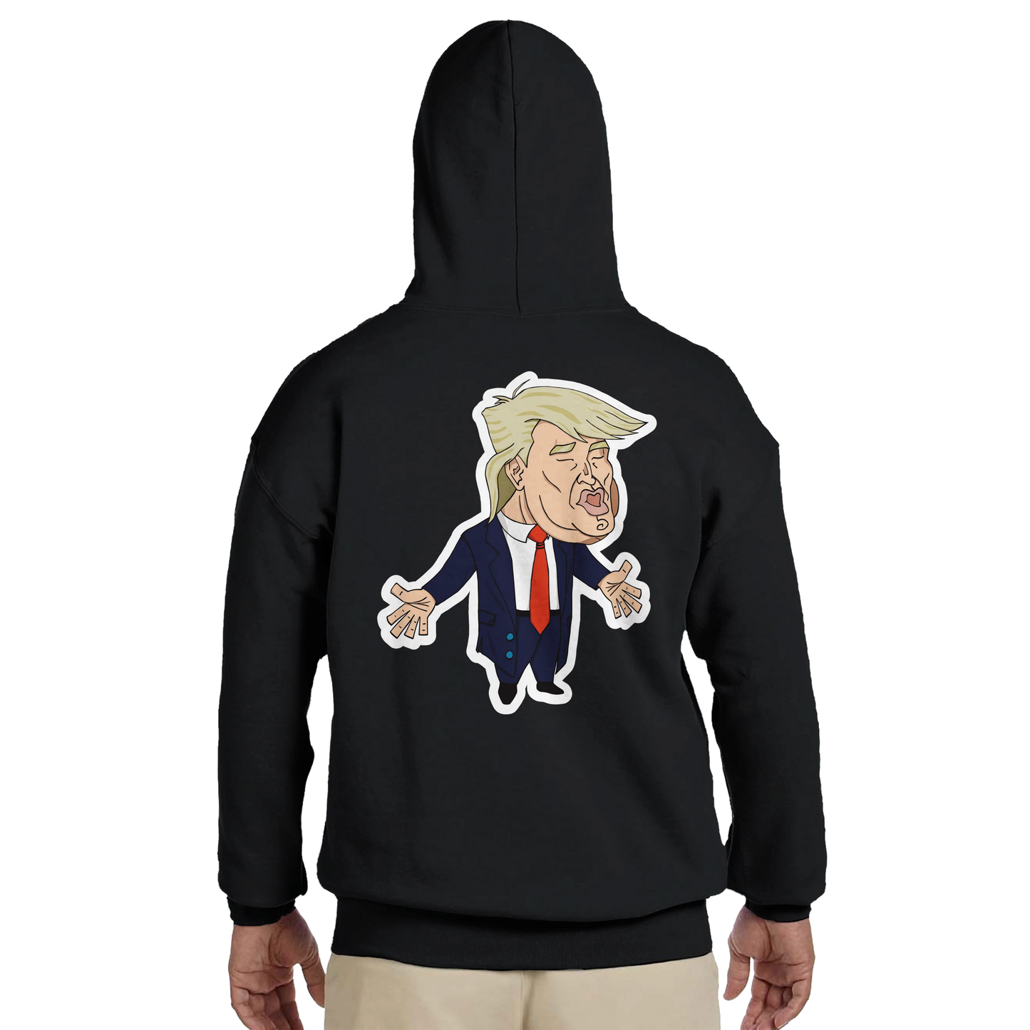 D. Tromp - Sweat à capuche unisexe "Tremendous" - Recto/Verso