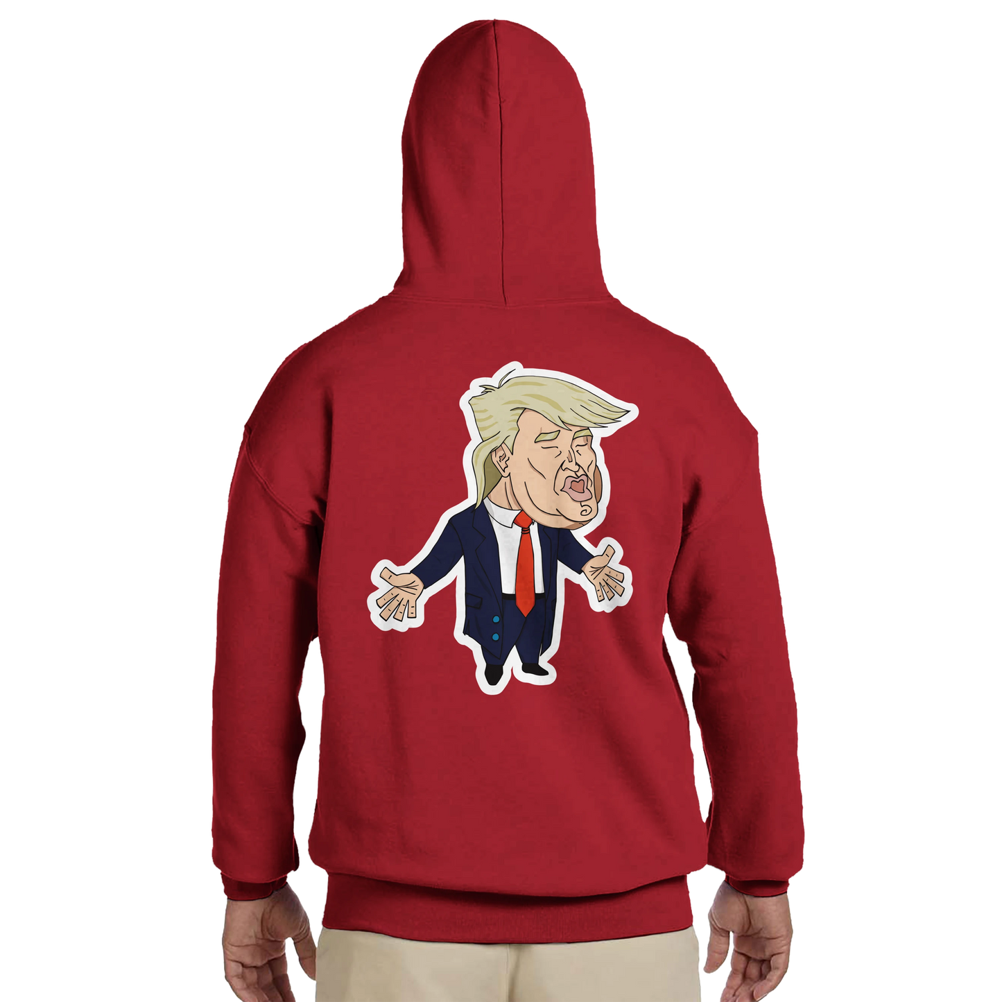 D. Tromp - Sweat à capuche unisexe "Tremendous" - Recto/Verso