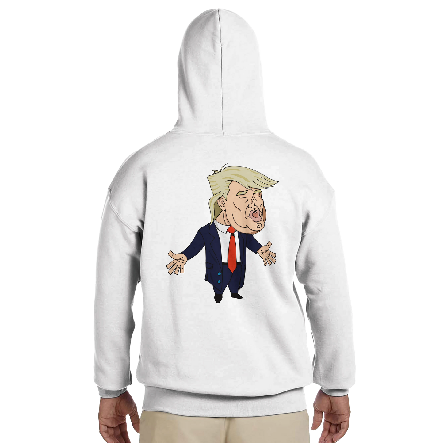 D. Tromp - Sweat à capuche unisexe "Tremendous" - Recto/Verso