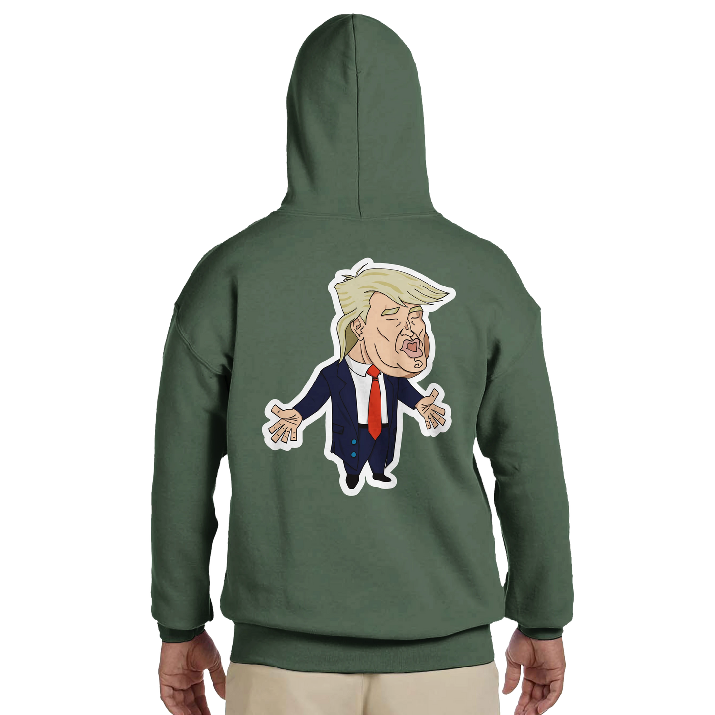 D. Tromp - Sweat à capuche unisexe "Tremendous" - Recto/Verso