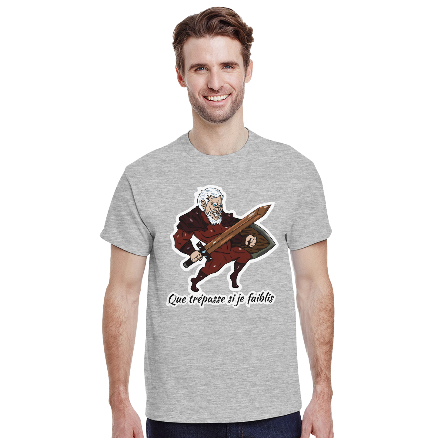 LUPINAR - T-shirt "Chevalier brave et stylé médiéval" - Lupinar Edition