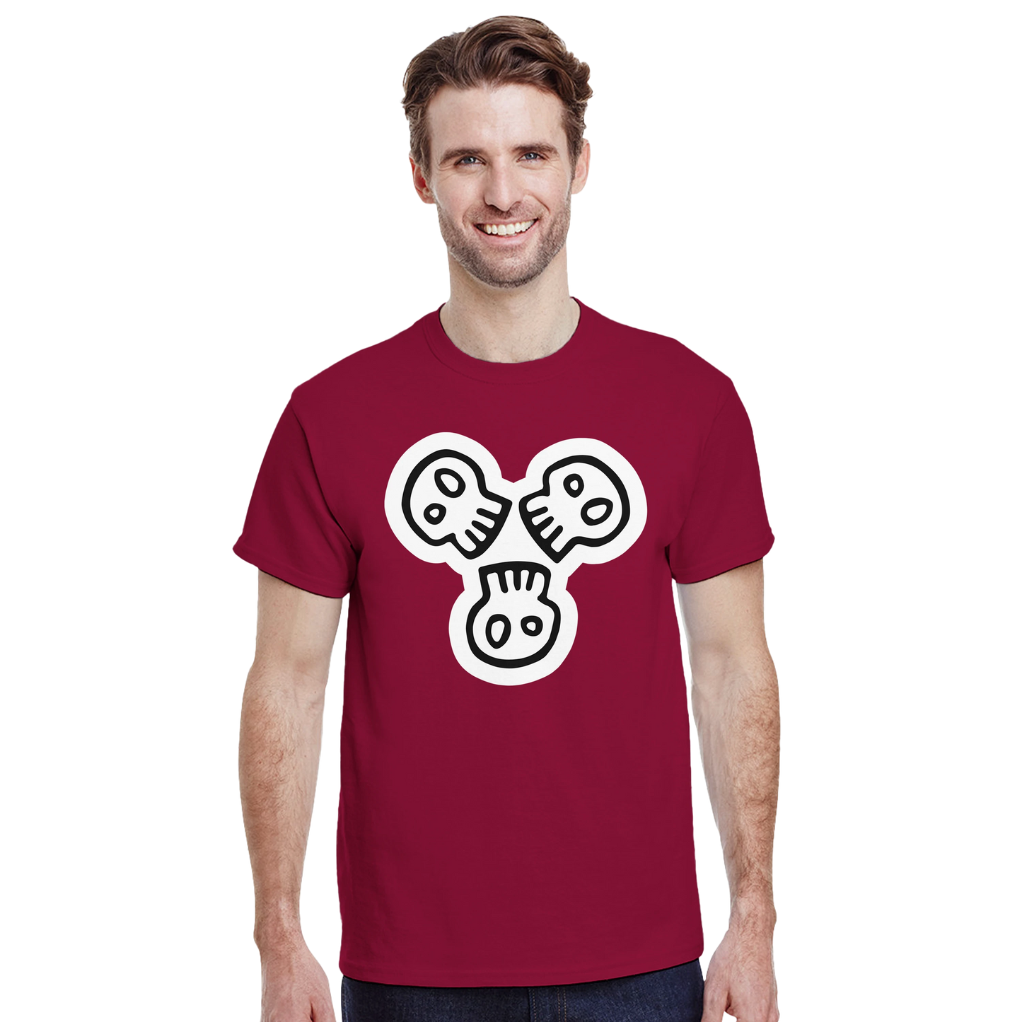 LUPINAR - T-Shirt "3 crânes obliques" - Lupinar Edition