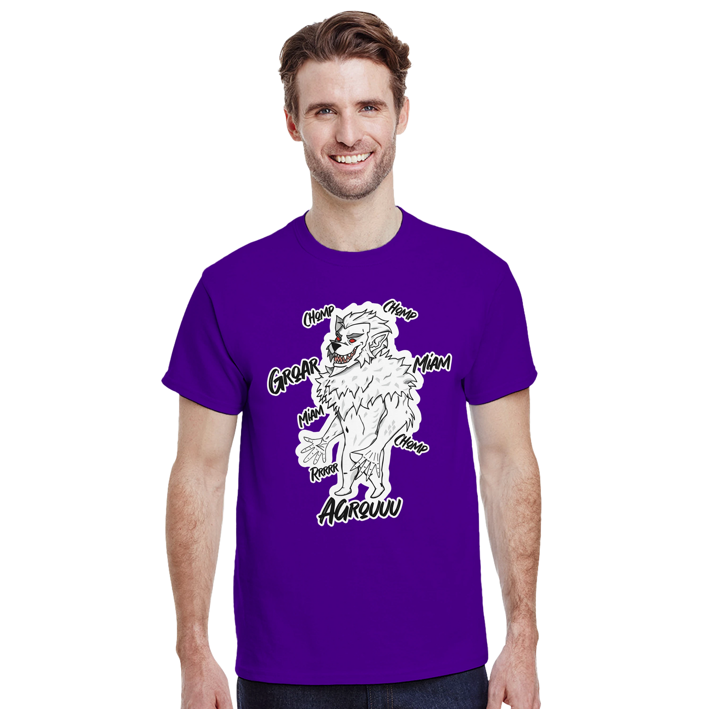 LUPINAR - T-shirt "Loup-Garou blanc" - Lupinar Edition
