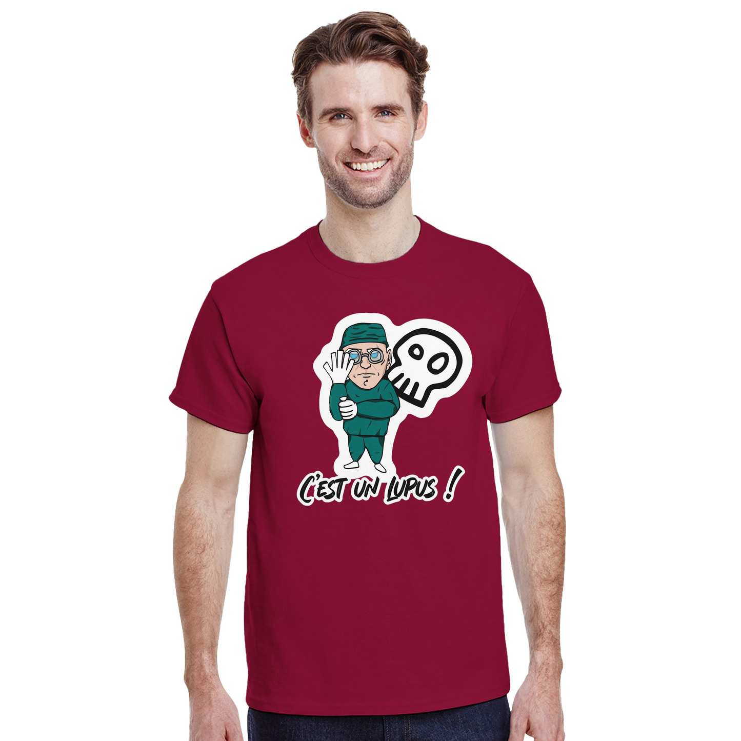 LUPINAR - T-shirt "Le Médecin légiste + Devise" - Lupinar Edition