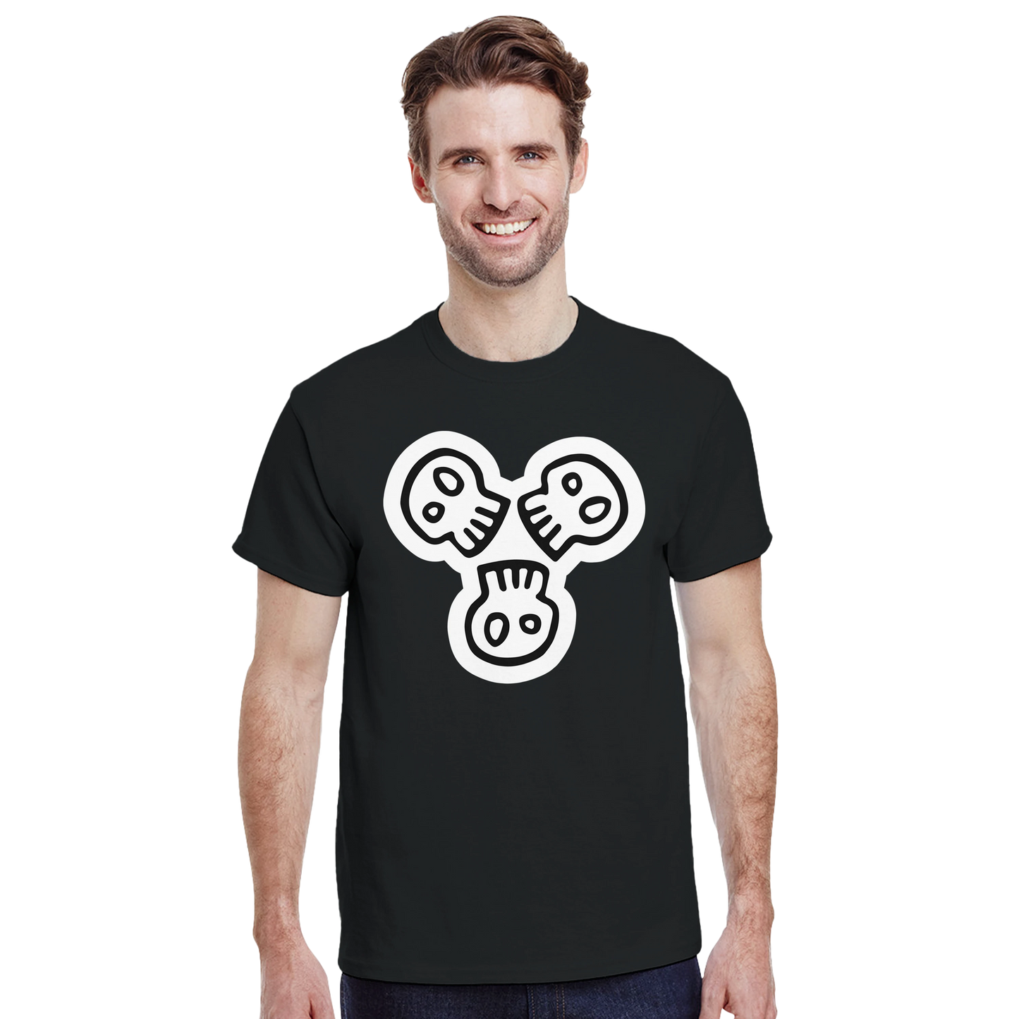 LUPINAR - T-Shirt "3 crânes obliques" - Lupinar Edition