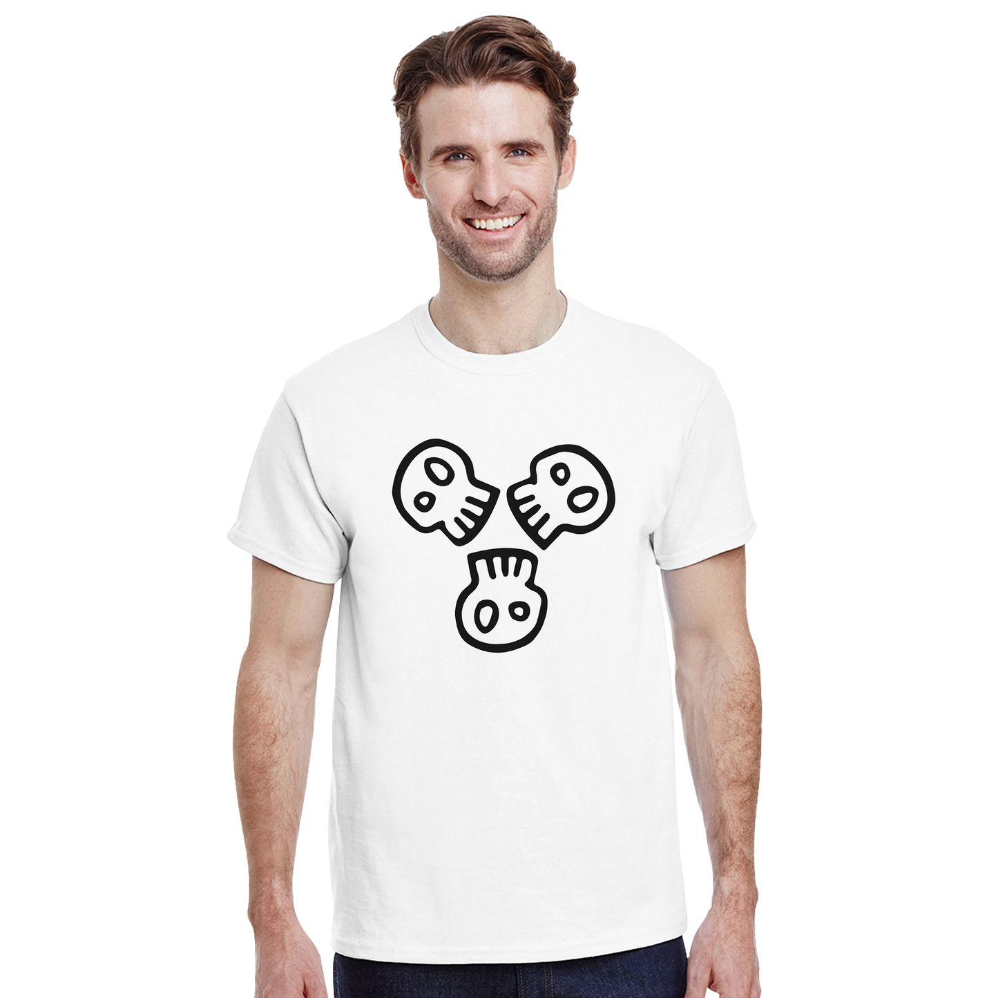LUPINAR - T-Shirt "3 crânes obliques" - Lupinar Edition