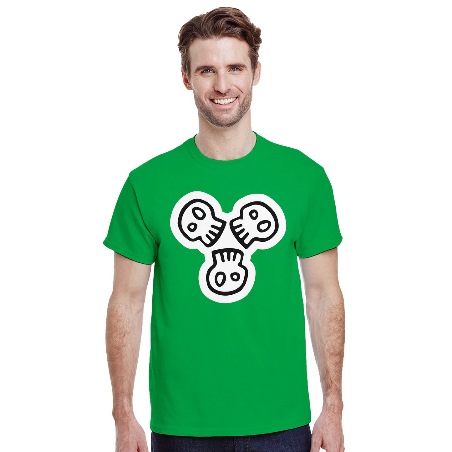 LUPINAR - T-Shirt "3 crânes obliques" - Lupinar Edition
