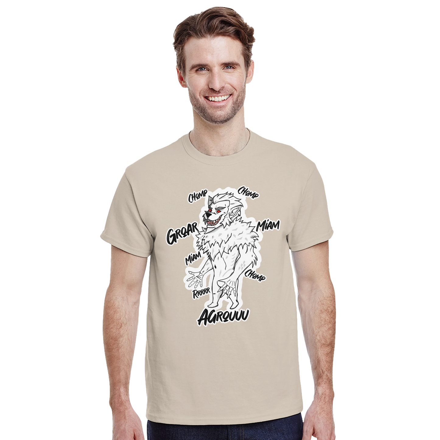LUPINAR - T-shirt "Loup-Garou blanc" - Lupinar Edition
