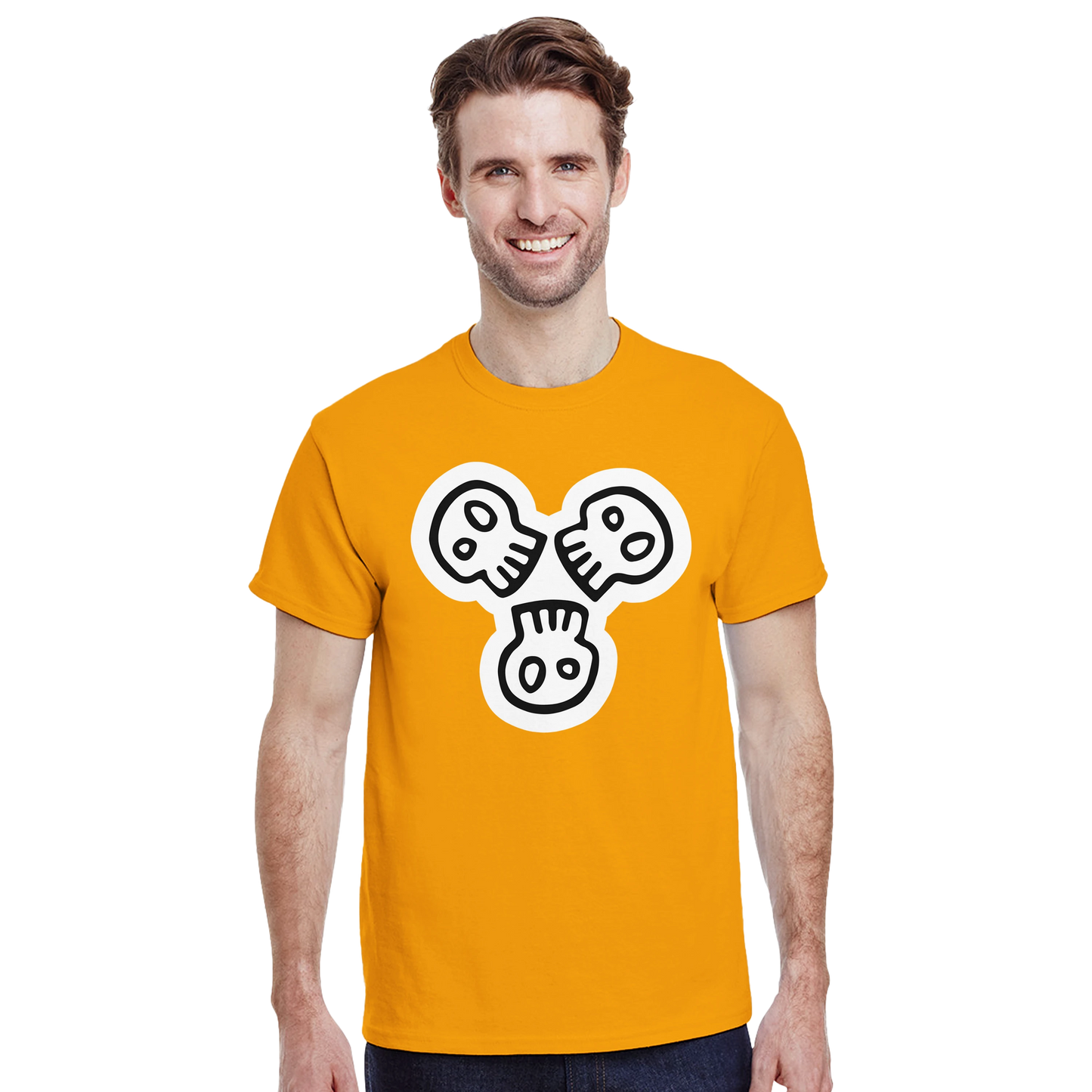 LUPINAR - T-Shirt "3 crânes obliques" - Lupinar Edition
