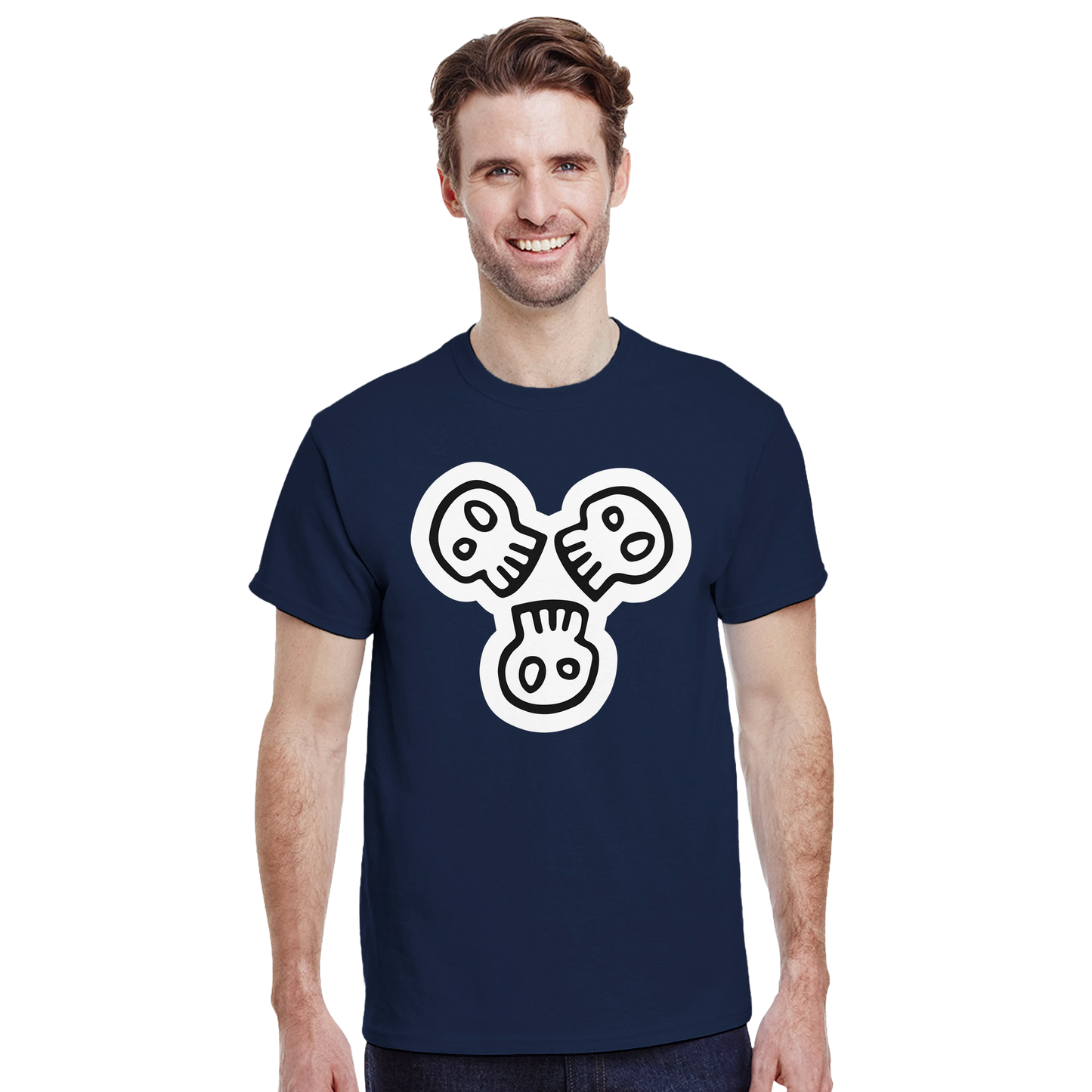 LUPINAR - T-Shirt "3 crânes obliques" - Lupinar Edition