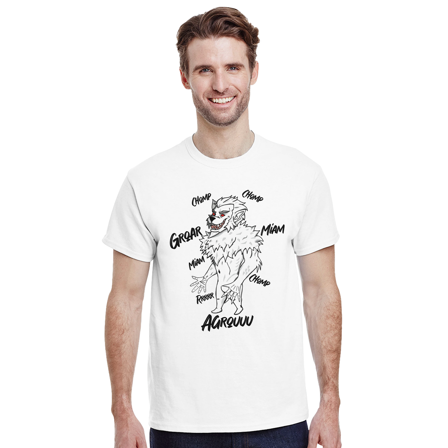 LUPINAR - T-shirt "Loup-Garou blanc" - Lupinar Edition