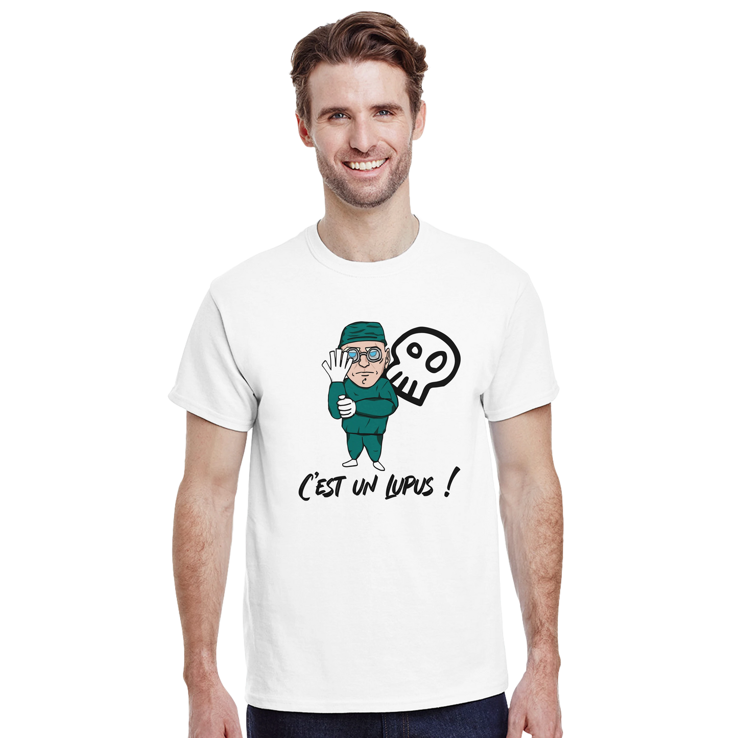 LUPINAR - T-shirt "Le Médecin légiste + Devise" - Lupinar Edition
