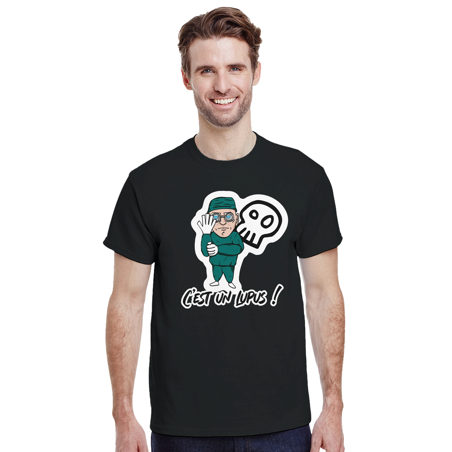 LUPINAR - T-shirt "Le Médecin légiste + Devise" - Lupinar Edition