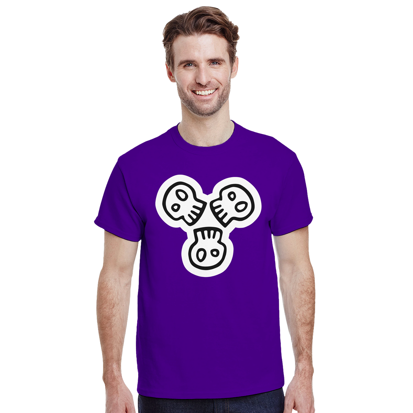 LUPINAR - T-Shirt "3 crânes obliques" - Lupinar Edition