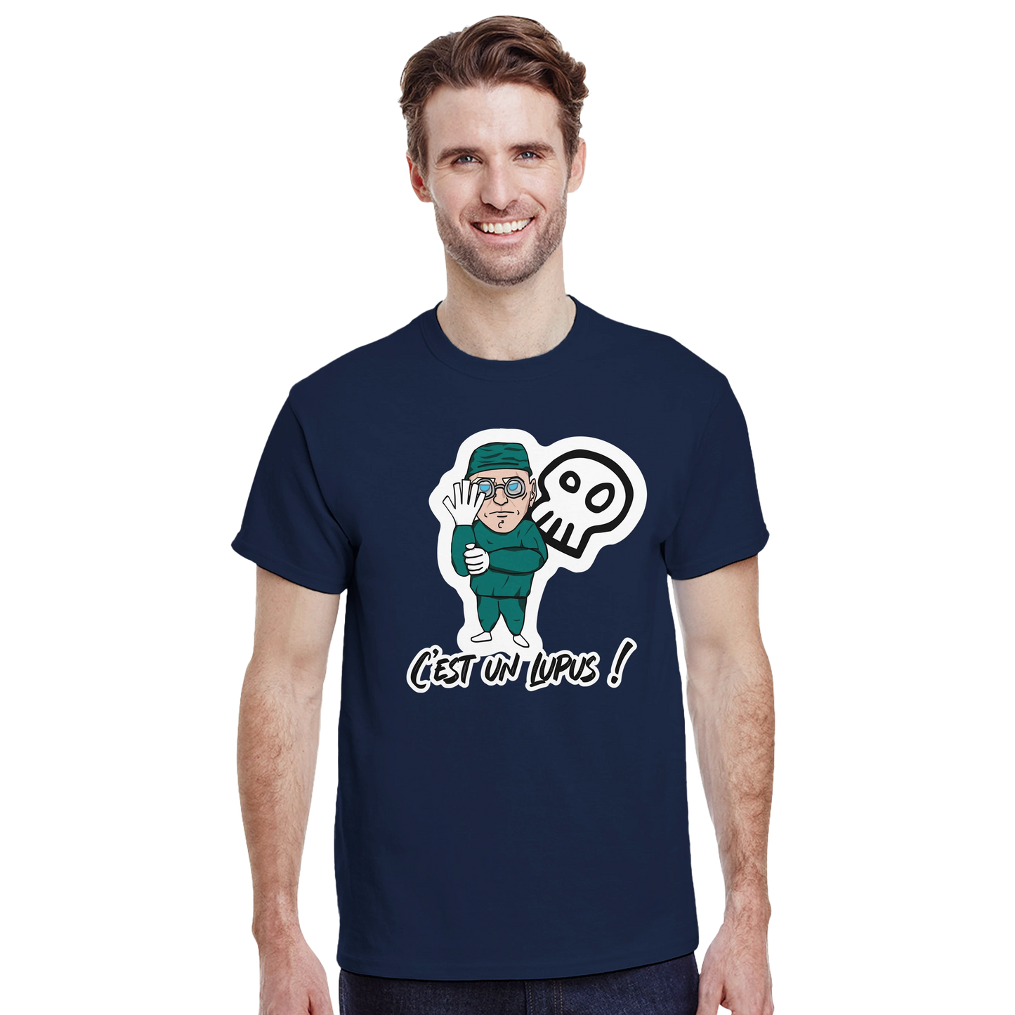 LUPINAR - T-shirt "Le Médecin légiste + Devise" - Lupinar Edition