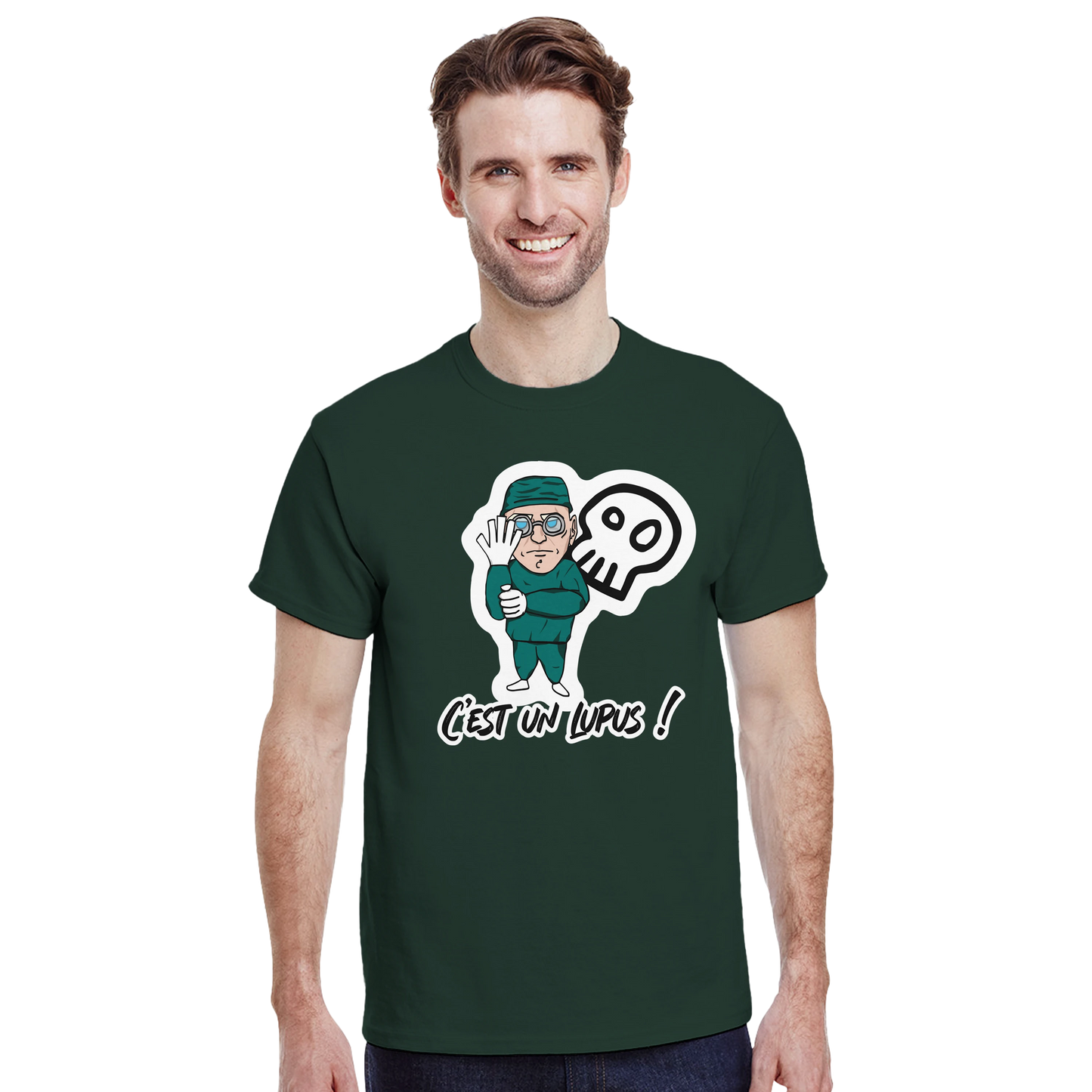 LUPINAR - T-shirt "Le Médecin légiste + Devise" - Lupinar Edition