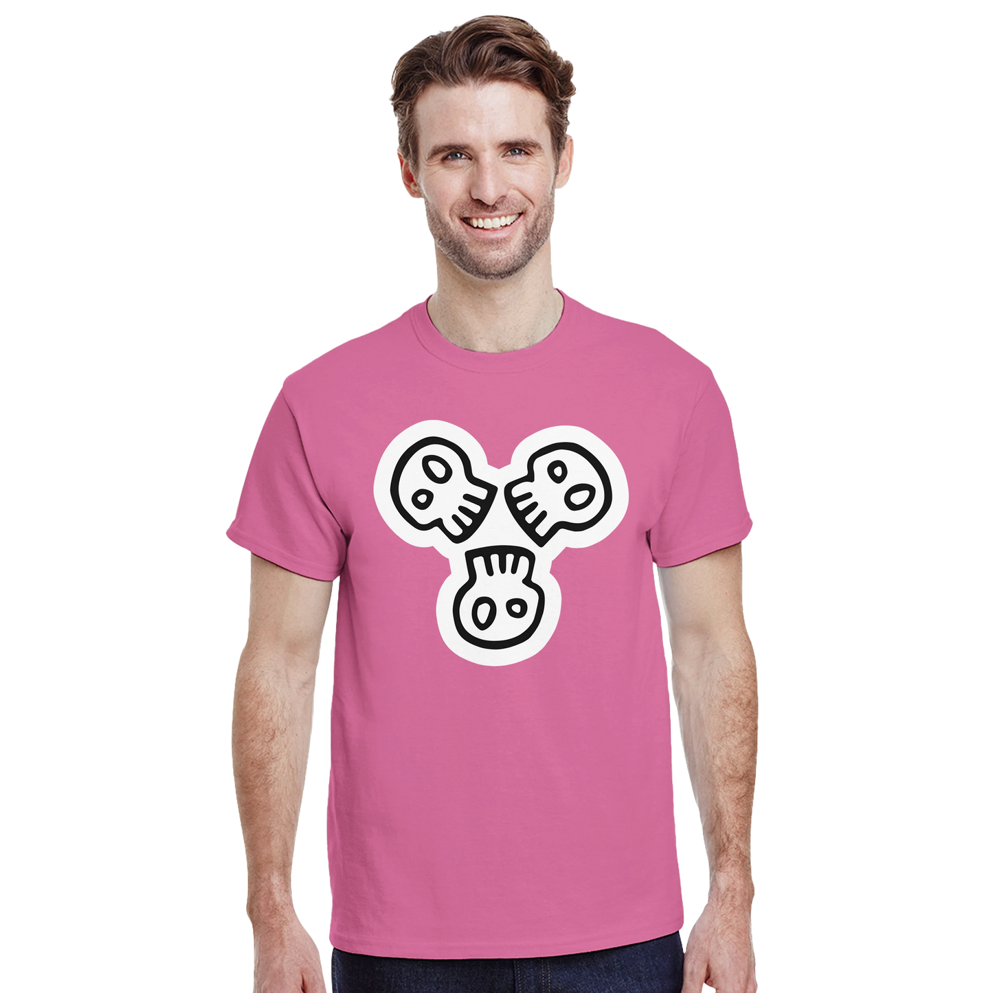 LUPINAR - T-Shirt "3 crânes obliques" - Lupinar Edition