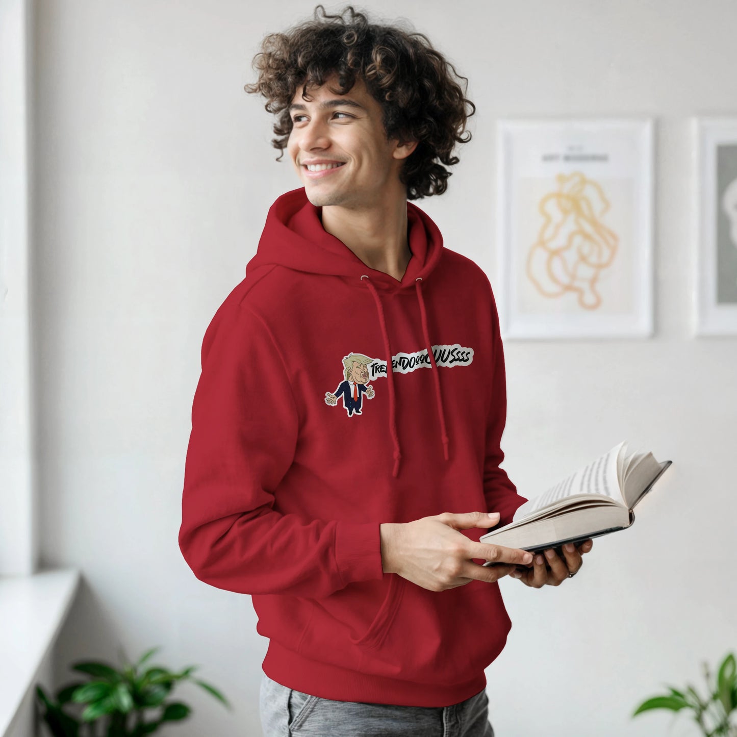 D. Tromp - Sweat à capuche unisexe "Tremendous" - Recto